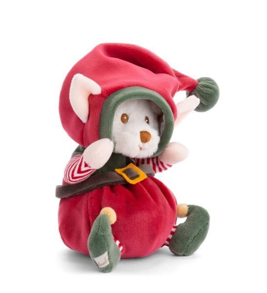 Мягкая игрушка мишка Ziggy Santa's Little Helper, 15 см, Bukowski Design 24088 24088 фото